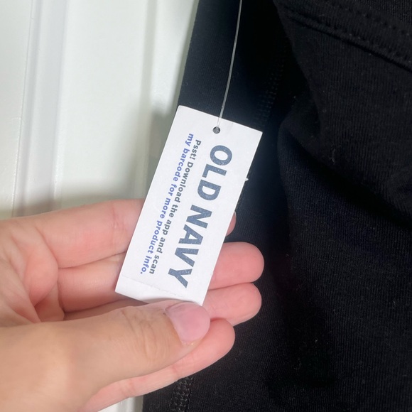 NWT Old Navy Black Strappy Summer Athletic Skort Dress with Built-In Shorts - Picture 3 of 3